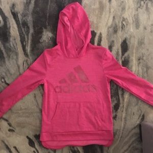 Pink adidas sweater